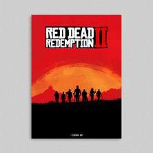 Orendart Red Dead Redemption 2 Video Game Rdr 2 Oyun Posteri Çerçeveli - Çerçevesiz Poster Tablo