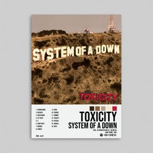 Orendart System Of A Down - Toxicity Albüm Spotify Çerçeveli - Çerçevesiz Poster Tablo