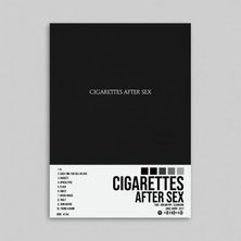 Orendart Cigarettes After Sex - Cigarettes After Sex Albüm Spotify Çerçeveli - Çerçevesiz Poster Tablo