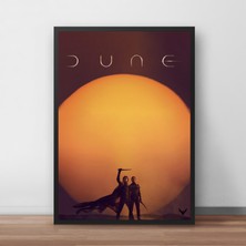 Orendart Dune Çöl Gezegeni Movie Film Çerçeveli - Çerçevesiz Poster Tablo Dekorasyon Tablo