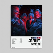 Orendart Mor ve Ötesi - Sirenler Albüm Spotify Çerçeveli - Çerçevesiz Poster Tablo