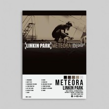 Orendart Linkin Park - Meteora Albüm Spotify Çerçeveli - Çerçevesiz Poster Tablo