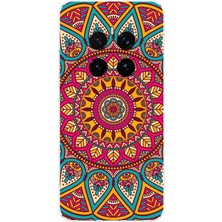 TechTree Honor Magic 7 Pro Uyumlu Mandala Baskılı Silikon Kılıf
