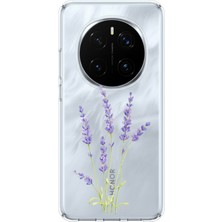 TechTree Honor Magic 7 Pro Uyumlu Lavanta Çiçek Tasarımlı Baskılı Silikon Kılıf