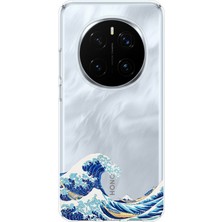 TechTree Honor Magic 7 Pro Uyumlu Kanagawa Oki Nami Ura Dalgası Tasarımlı Baskılı Silikon Kılıf