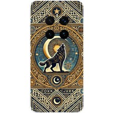 TechTree Honor Magic 7 Pro Uyumlu Yalnız Kurt Göktürk Baskılı Silikon Kılıf