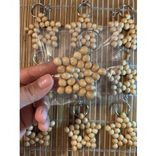 Konsept jilatinli.ahşap Anahtarlık - Düğün, Nikah, Mevlid, Nişan, Kına, Doğum Günü, Bebek Hediye (10 Adet)