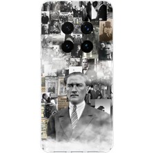 TechTree Honor Magic 7 Pro Uyumlu Mustafa Kemal Atatürk Kolaj Baskılı Silikon Kılıf