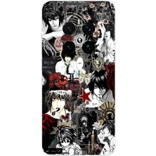 TechTree Honor Magic 7 Pro Uyumlu Death Note Kolaj Tasarımlı Baskılı Silikon Kılıf