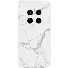 TechTree Honor Magic 7 Pro Uyumlu Gri Mermer Baskılı Silikon Kılıf