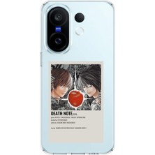 TechTree Vivo X200 Fe Uyumlu Death Note Poster Tasarımlı Baskılı Silikon Kılıf