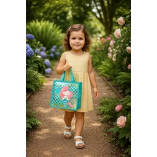 Toyfest Holografik Denizkızı Şeffaf Çocuk El Çantası Işıltılı Su Geçirmez Hafif Model 17x13x3cm