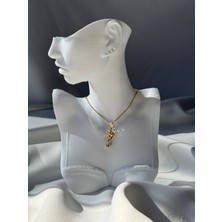 NB Steelora Çelik Sevgili Sarılan Kolye 45CM