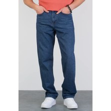 Denim Loni Pause Denim Mavi Erkek Baggy Jean Pantolon - 7412