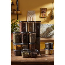 Perotti Outlet Locky Grey 18'li Kare Erzak Saklama Kabı Seti