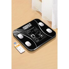 Bluetoothlu Akıllı Dijital Cam Tartı, Hassas Ölçüm ve Kalori Takibi