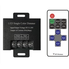 Powerr Led Aydınlatma 30A Tek Renk Kumandalı Rf Dimmer 12-24V