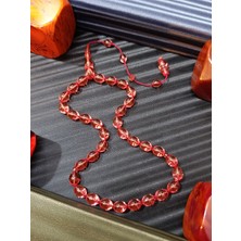 Anemore Collection Muhammet Tacir Usta Yapımı Ateş Kehribar Tesbih
