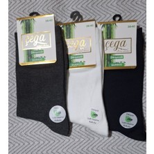 Multipa Bambu Şık Kadın Çorabı Soket 3 Çift