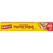 Koroplast Pişirme Kağıdı Hazır Kesilmiş 32'li