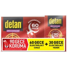 Detan Makine 60 + Likit 30 Gece 4 Adet