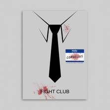 Orendart Fight Club Movie Film Çerçeveli - Çerçevesiz Poster Tablo Dekorasyon Tablo Dövüş Klübü