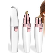 Iki Başlıklı Işıklı Epilatör Seti, Yüz ve Çene Için Güçlü ve Hızlı Kullanım