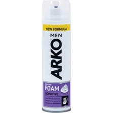 Arko Men Sensitive Tıraş Köpüğü 200 ml Hassas Cilt İçin Özel Formül 4 Adet