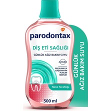 Parodontax Nane Ferahlığı Ağız Bakım Suyu 500 ml 4 Adet