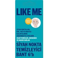 Like Me Siyah Nokta Temizleyici Bant 6'lı 4 Adet
