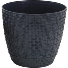 Della Rattan Saksı No 4 5,6 L 4 Adet
