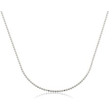 Özcömert Silver Gümüş Küçük Top Zincir