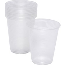 Roll-Up Plastik Şeffaf Bardak 10'lu 180 cc 4 Adet
