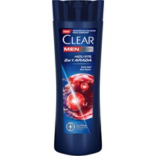 Clear Men Kepeğe Karşı Etkili Şampuan Hızlı Stil 2'si 1 Arada Kolay Şekil Alan Saçlar 350 ml 4 Adet