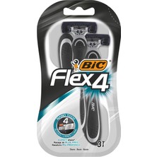 Kut Fly Bic Flex 4 Comfort 3'lü Blister 4 Adet