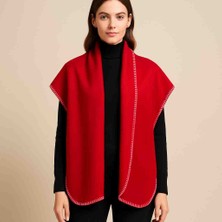 Arslan Deco Omuz Şalı, Polar Atkı, Çoban Dikişli Atkı