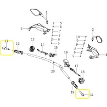 Qj ATR125 Direksiyon Topuzu 1ADET