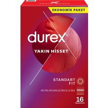 Durex Yakın Hisset 16'lı Prezervatif 4 Adet