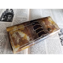 Mahfuz Crazy Gerçek Deri Tamamen El Emeği Özel Kalemleriniz Için Kalemlik Kalemkutu (8*18CM ) NLU160