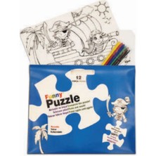 Funny Mat Puzzle - Korsan Adası 30X40CM