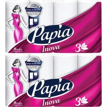 Papia Kağıt Havlu (3 Katlı) 16 Lı Set Inova (2pk*8)