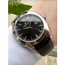 Daniel Klein Kordonu Siyah Kasası Gümüş Erkek Kol Saati