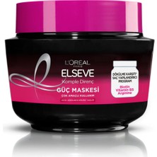 L'oréal Paris Elseve Komple Direnç Dökülme Karşıtı Maske 300 ml 4 Adet