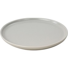 Keramika Nordic Pasta Tabak Yeşil / Gri 20 cm 4 Adet