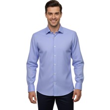 Kamer Erkek Slim Fitt Uzun Kol Petek Dokulu Gömlek 2400 BGL-ST04810