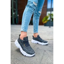 Fantastik Store CH089 - Cbt Low Top Lace Up Erkek Ayakkabı Antrasıt