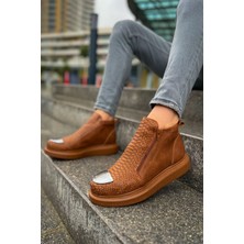 Fantastik Store CH133 - Grt Coccodrillo Erkek Bot Taba