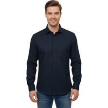 Kamer Erkek Kışlık Uzun Kol Tek Cepli Gömlek 3774 BGL-ST04805