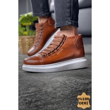 Fantastik Store CH258 - Dbt Roma Deri Erkek Bot Taba