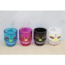 Mulvxkrg KRG02 Istanbul Temalı Cam Kurukafa Shot Bardak Renkli Model 2 (Mulvix)